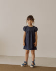 Berry denim dress