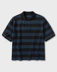 Collared T-shirt.Navy