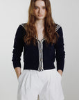 Navy Cardigan