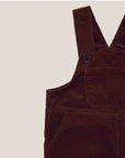 corduroy overalls.brown