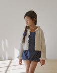 Nile frill cardigan