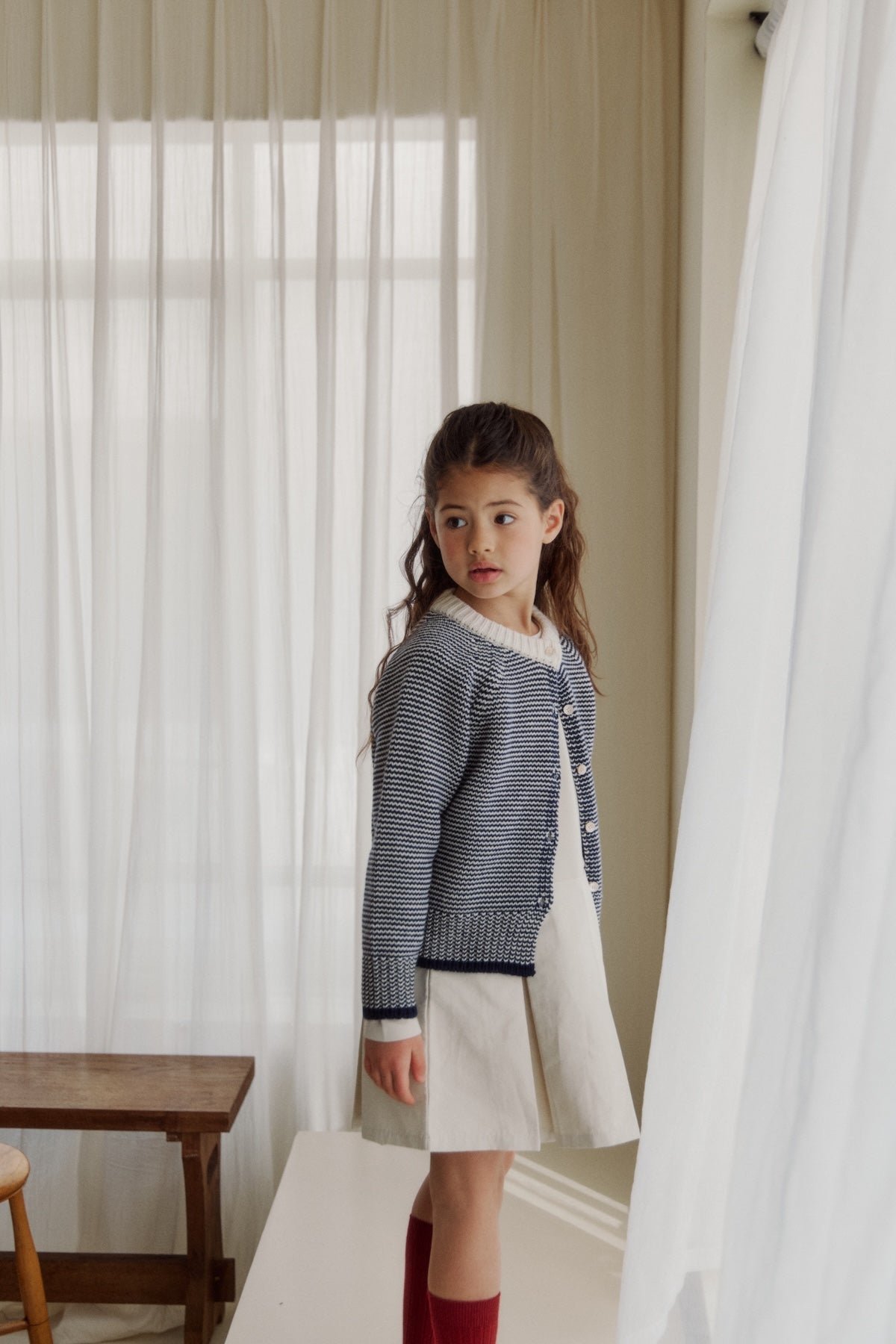 Classic stripe cardigan