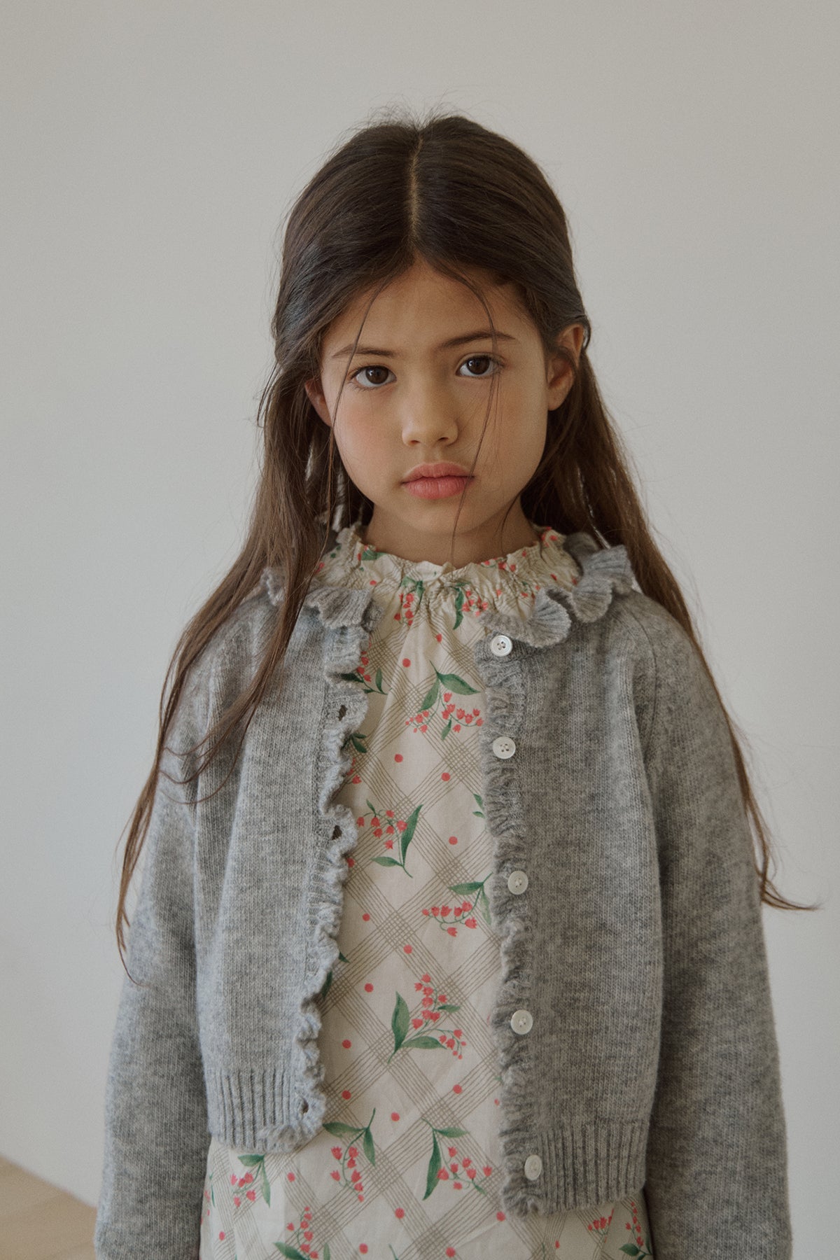 Beam blouse.Pink flower