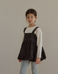 Prinballoon blouse. Black