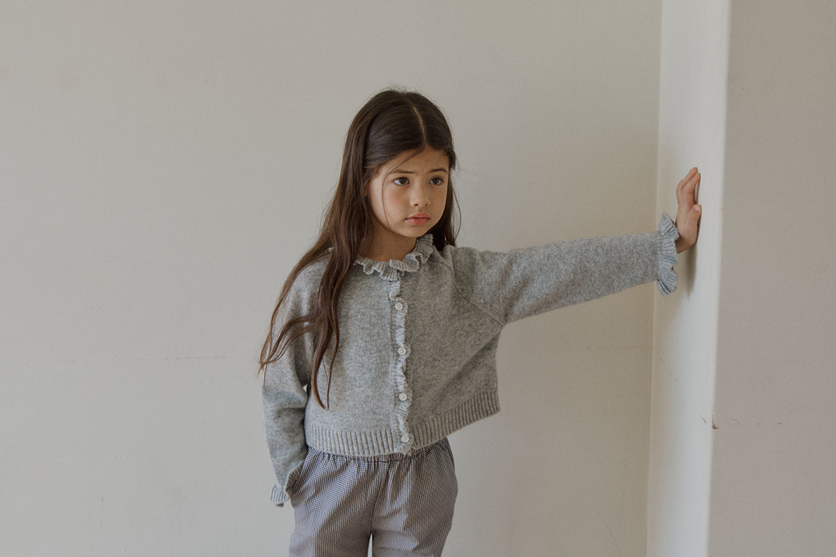 Nile frill cardigan