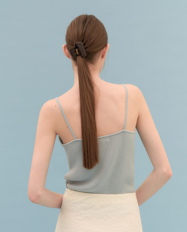 Moire Knit Sleeveless