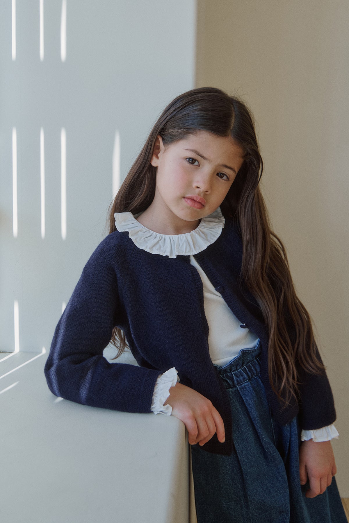 Petite button cardigan