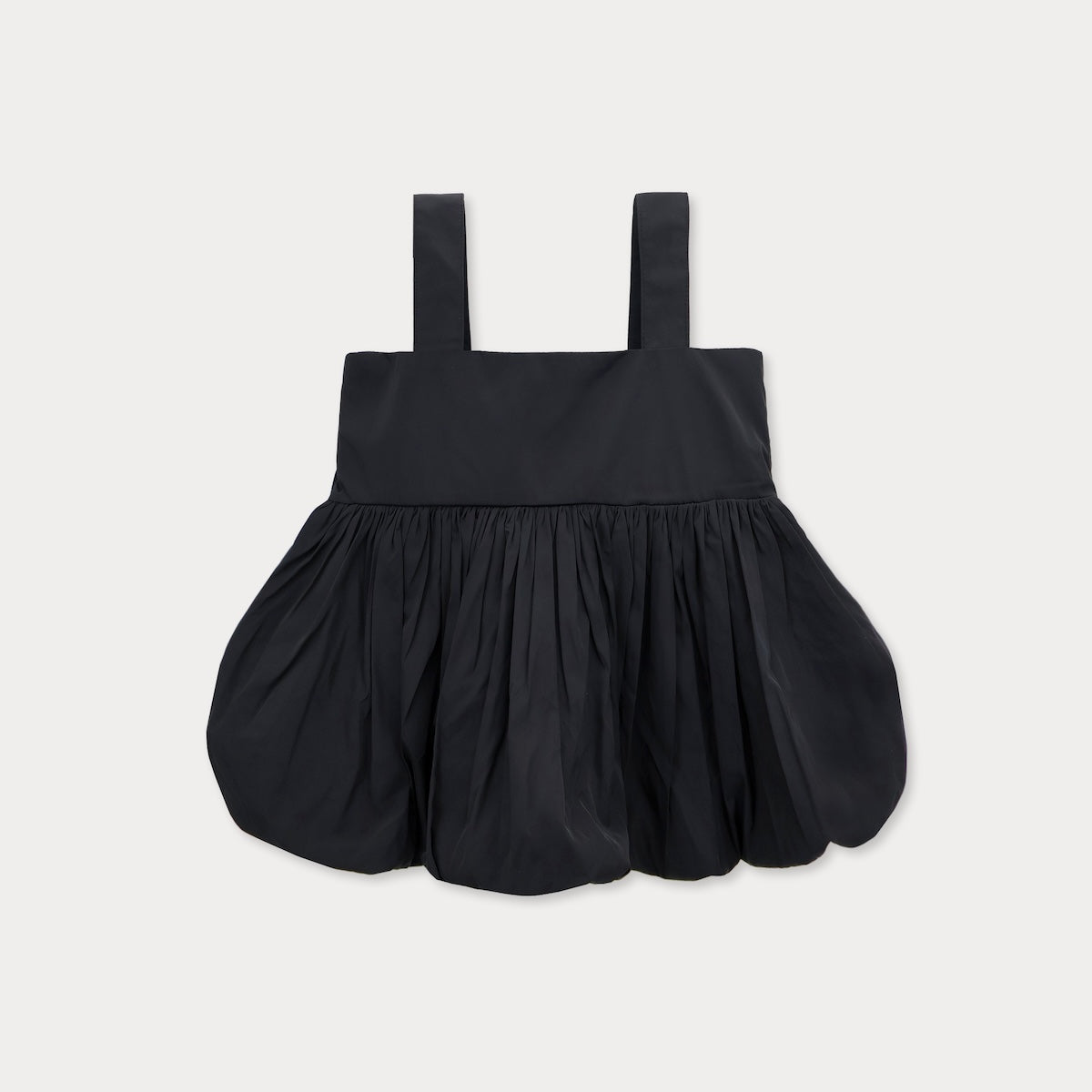 Prinballoon blouse. Black