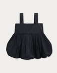 Prinballoon blouse. Black