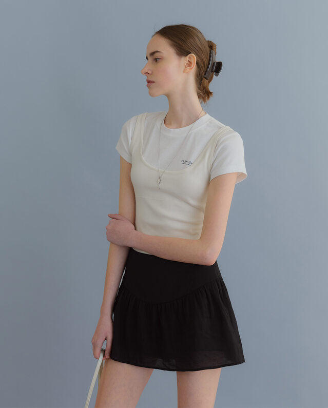 Darin Shirring PantSkirt