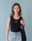 Kai Two-way Sleeveless Top.Black