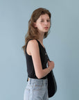 Kai Two-way Sleeveless Top.Black