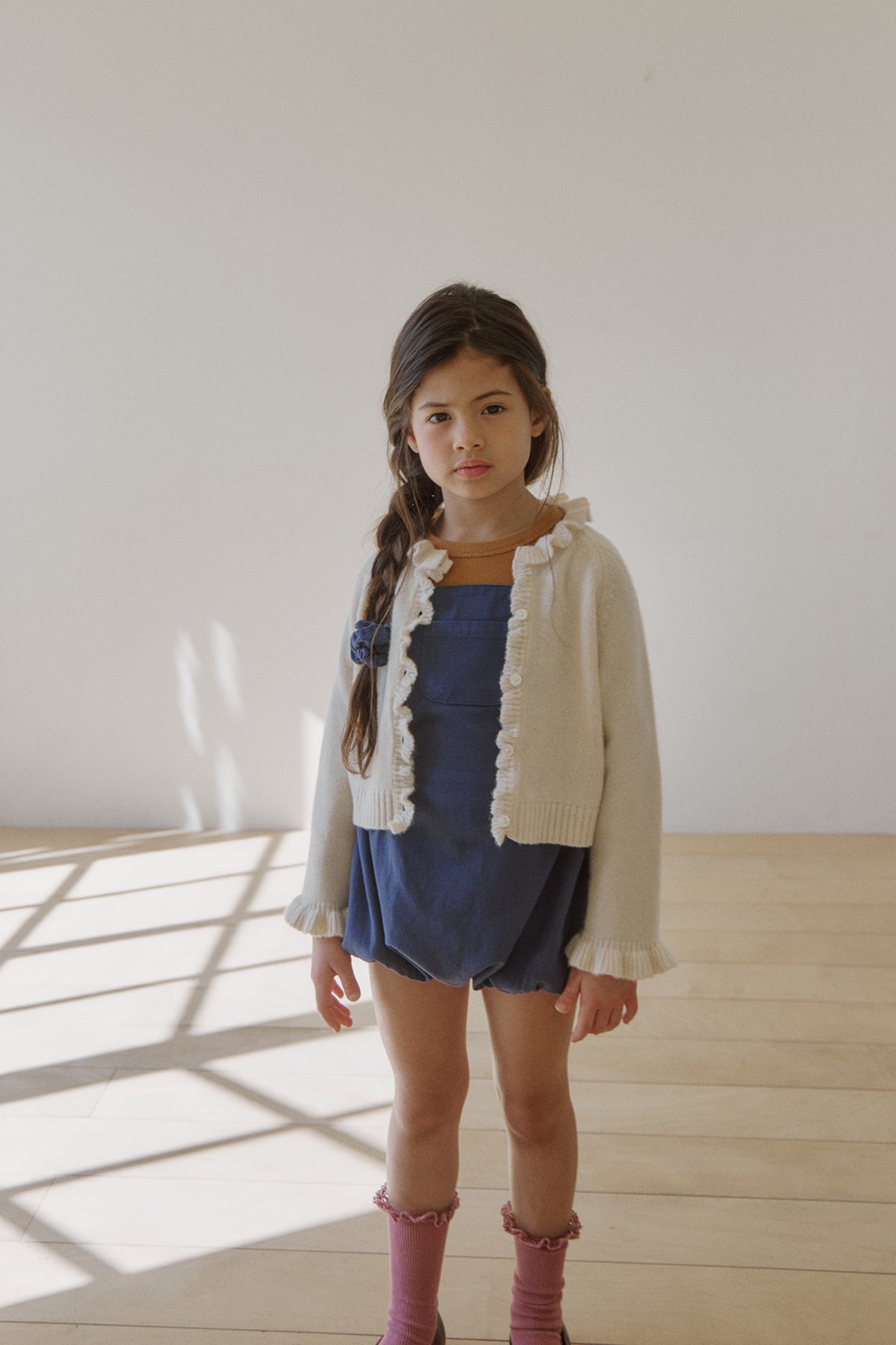 Nile frill cardigan