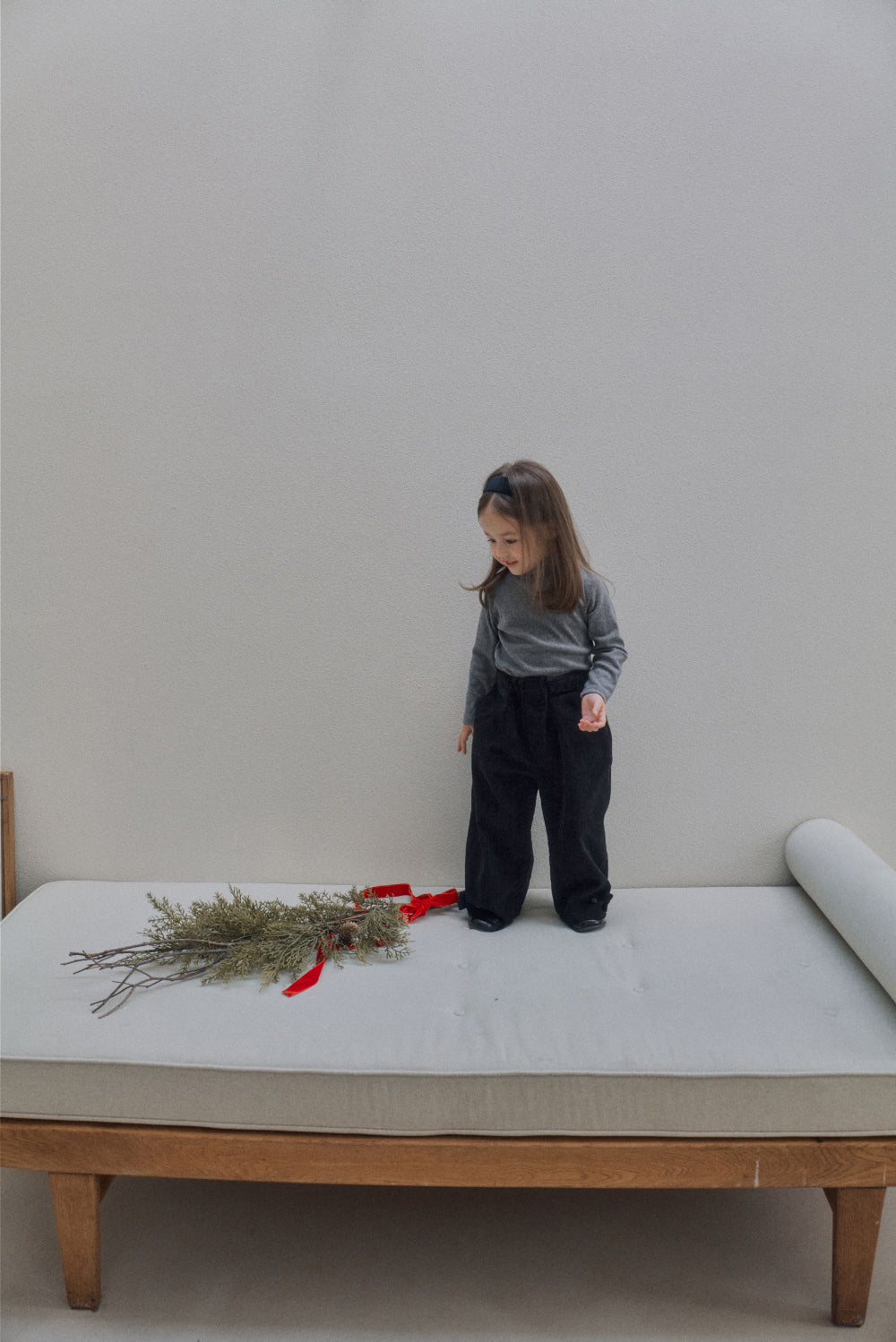 Button corduroy pants