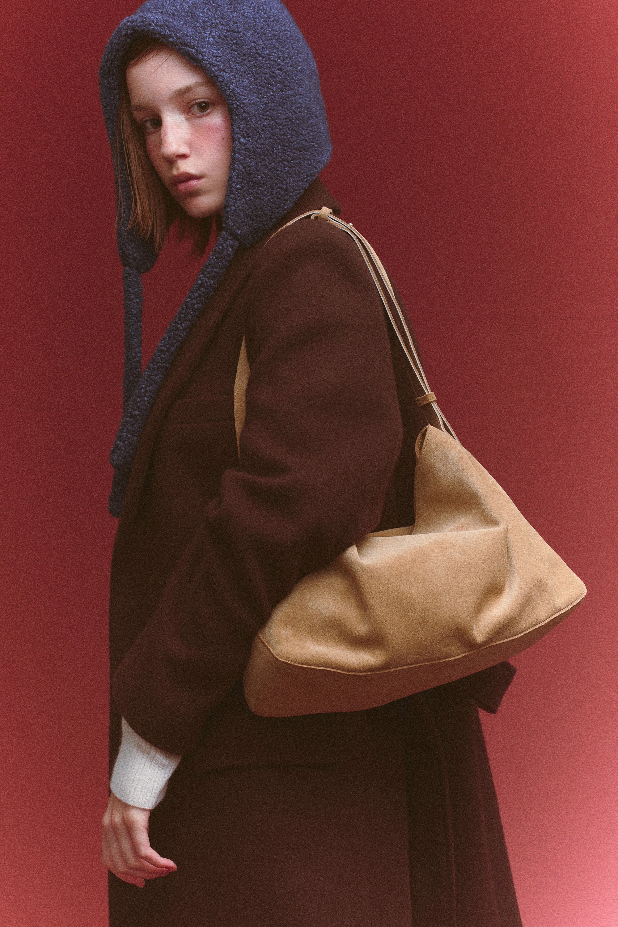 Abie Soft Bread Bag.Sand Beige