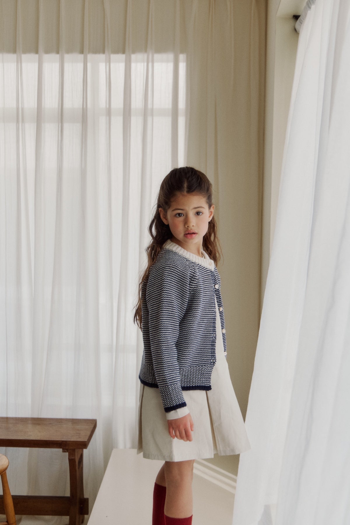 Classic stripe cardigan