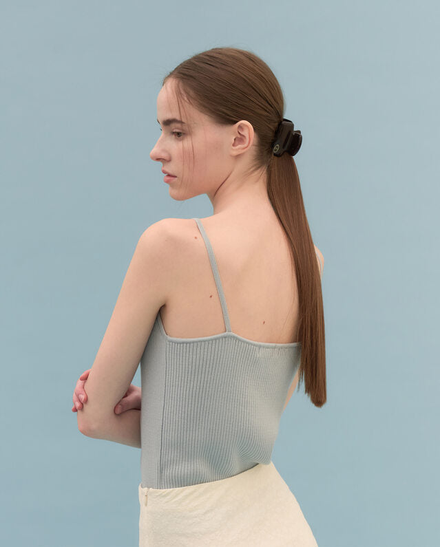 Moire Knit Sleeveless