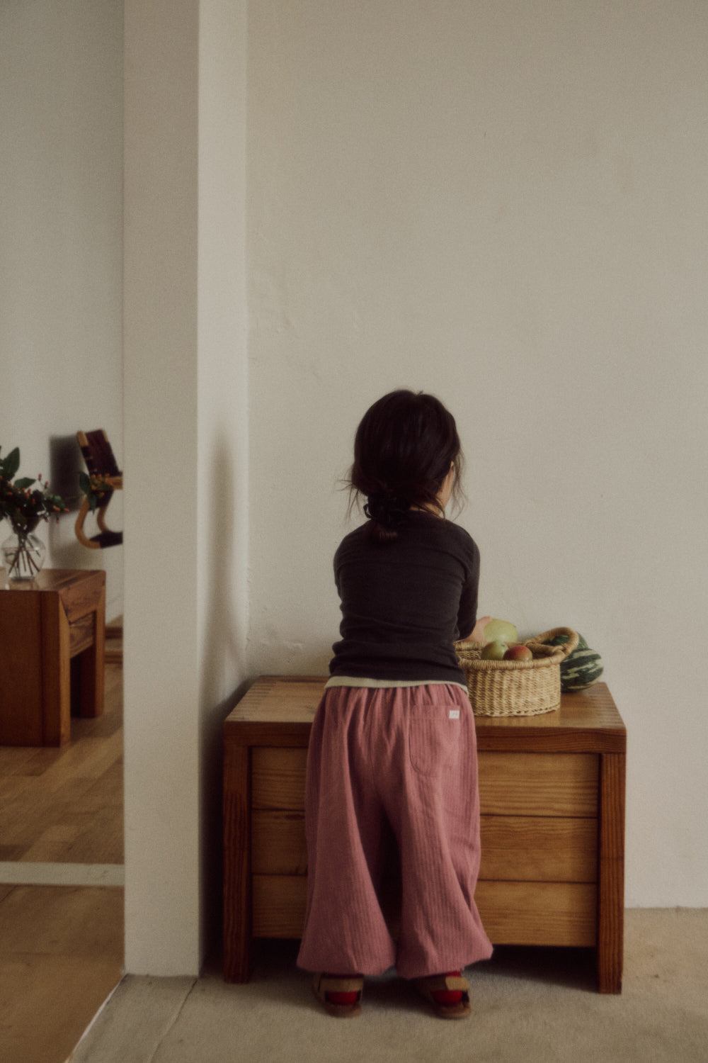 herringbone banding pants