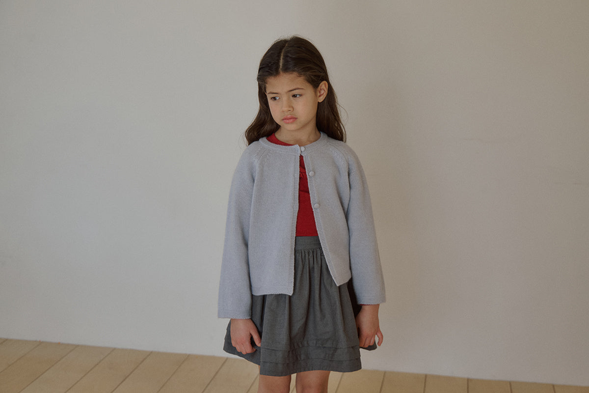 Petite button cardigan