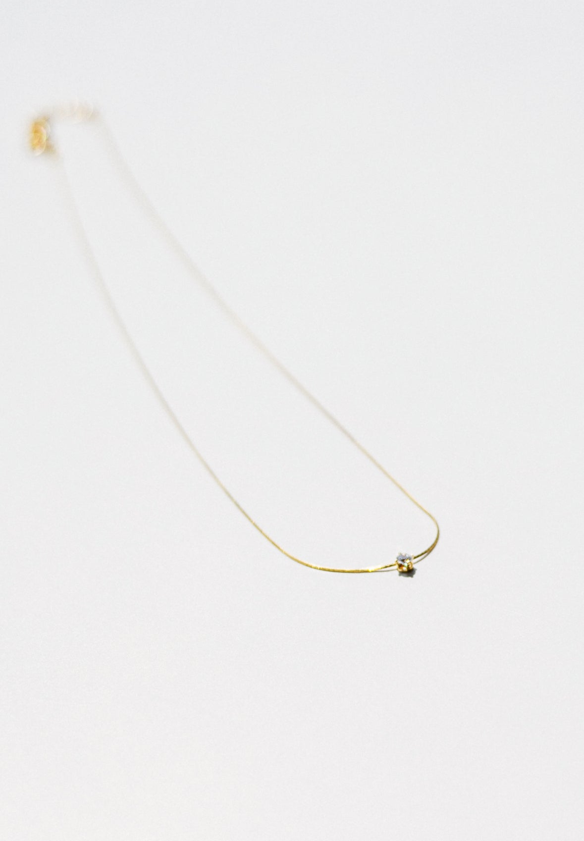 Cubic Snake Chain Necklace