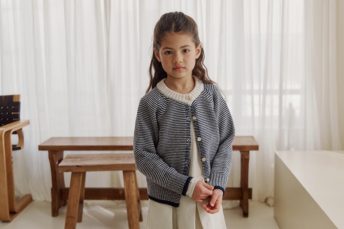 Classic stripe cardigan