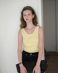 Kai Two-way Sleeveless Top.Lemon butter
