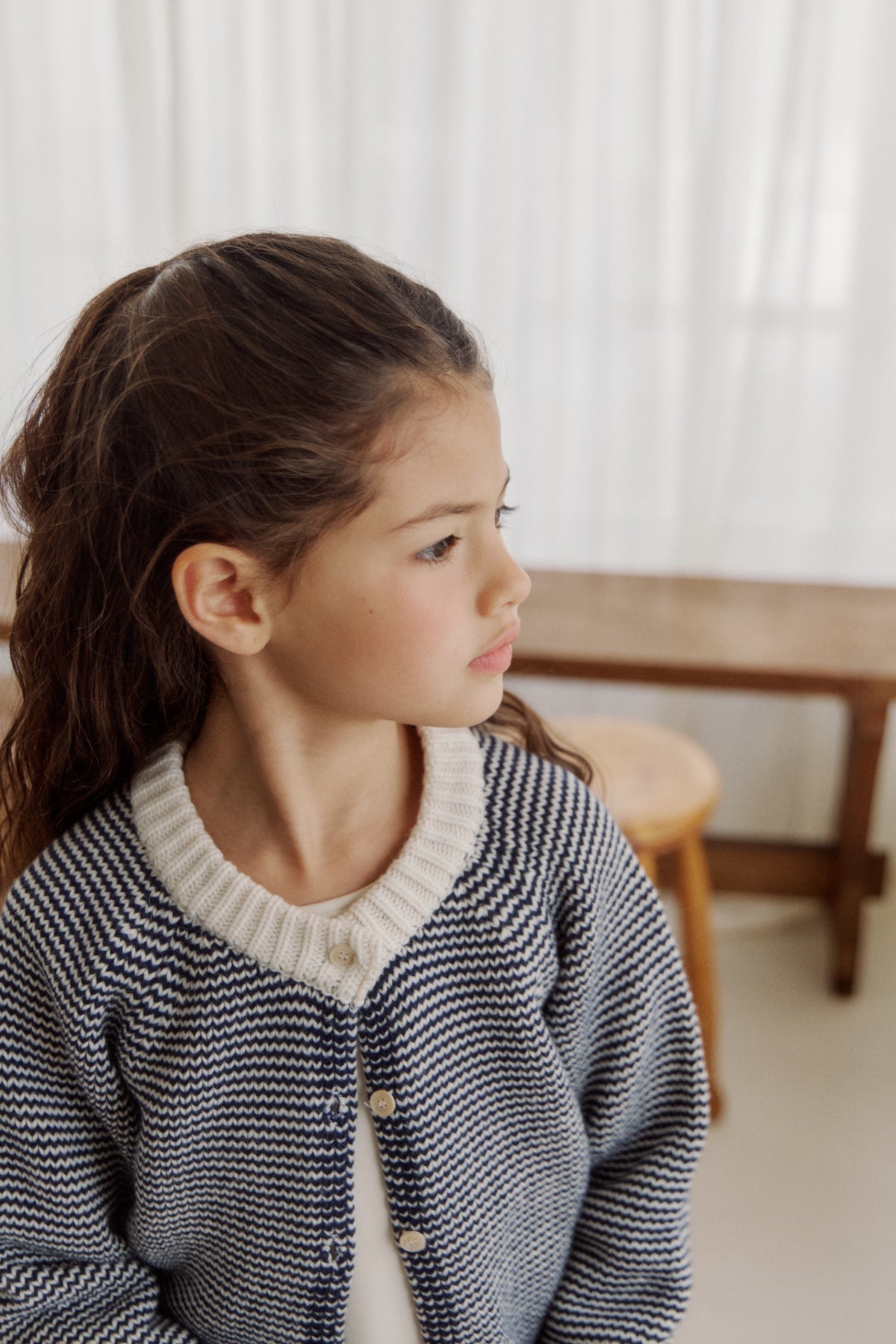 Classic stripe cardigan