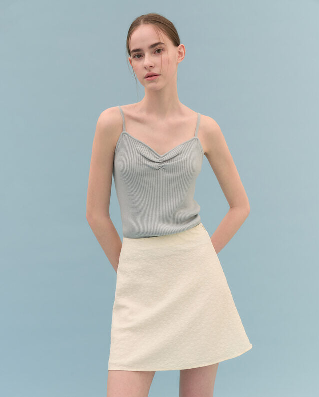 Moire Knit Sleeveless