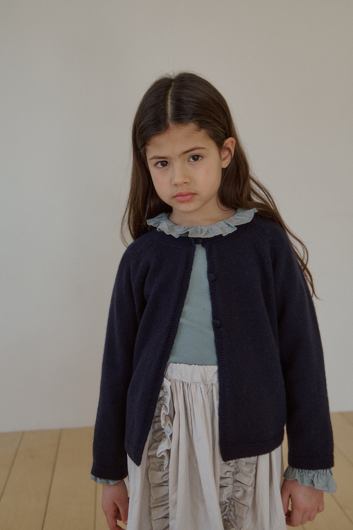 Petite button cardigan