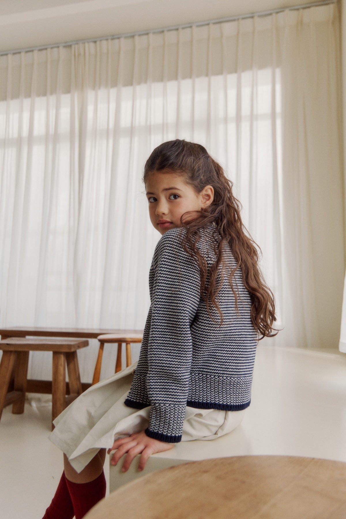 Classic stripe cardigan