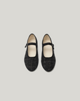 Tweed Mary Jane Flat