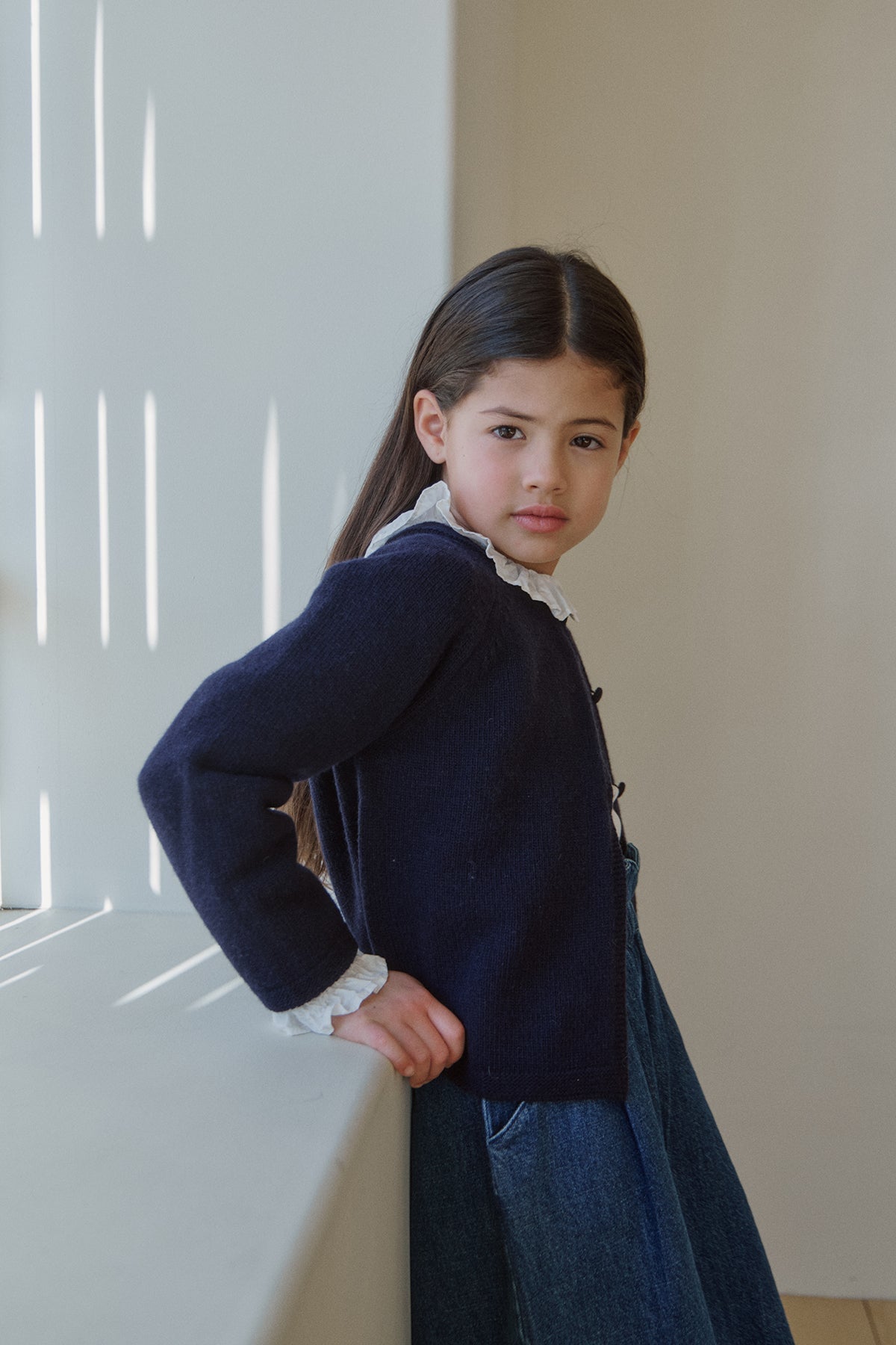 Petite button cardigan