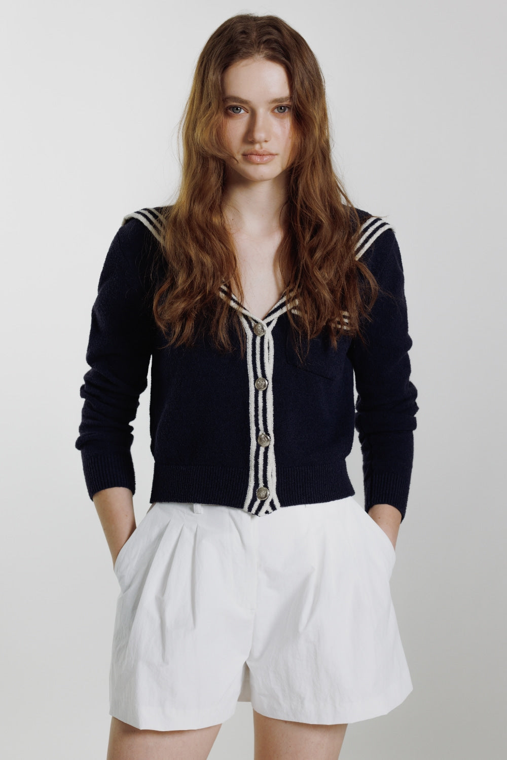 Navy Cardigan