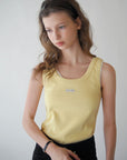 Kai Two-way Sleeveless Top.Lemon butter