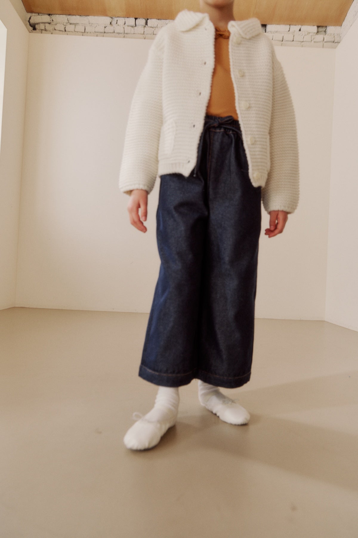 Coud denim pants