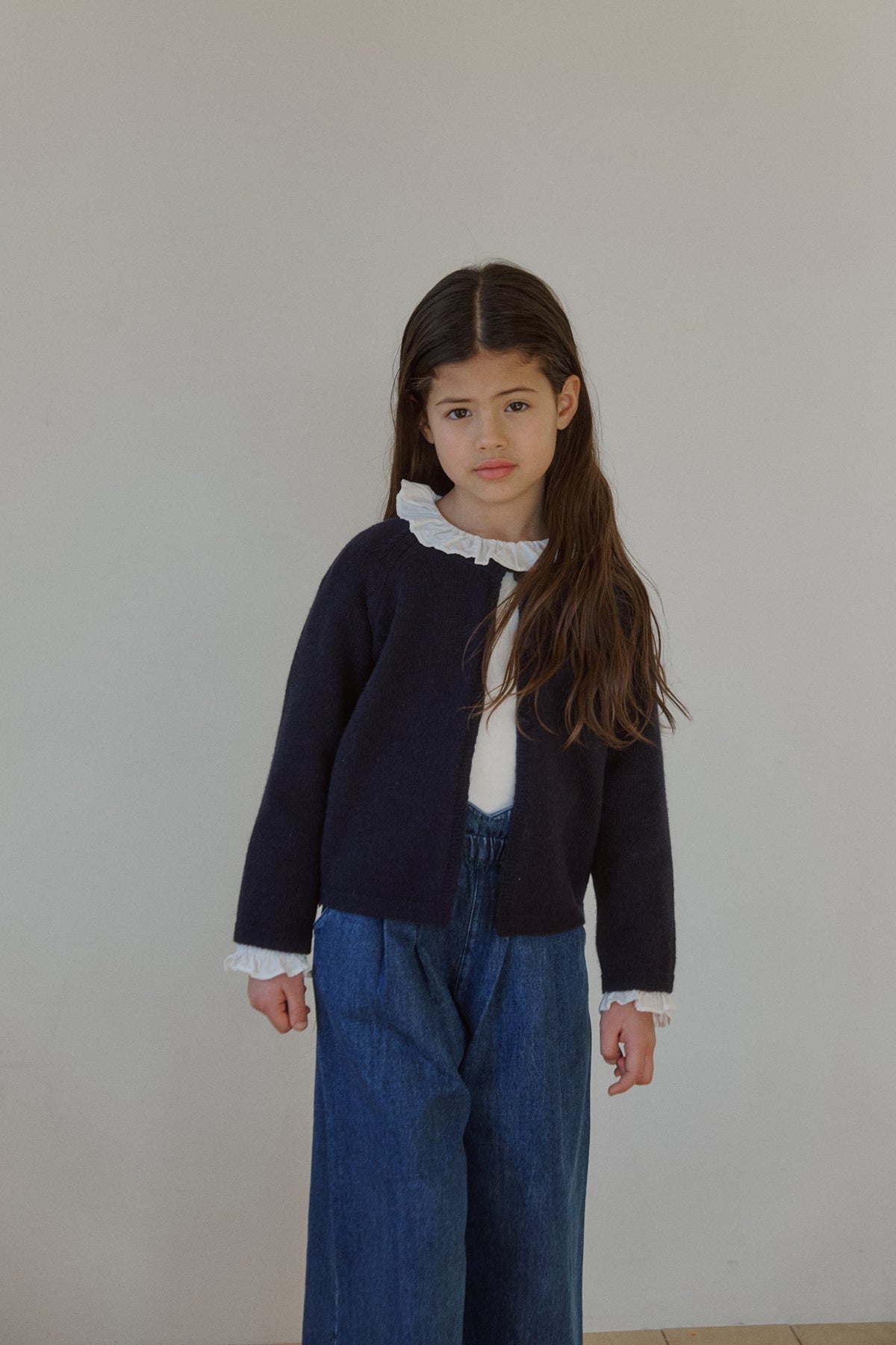 Petite button cardigan