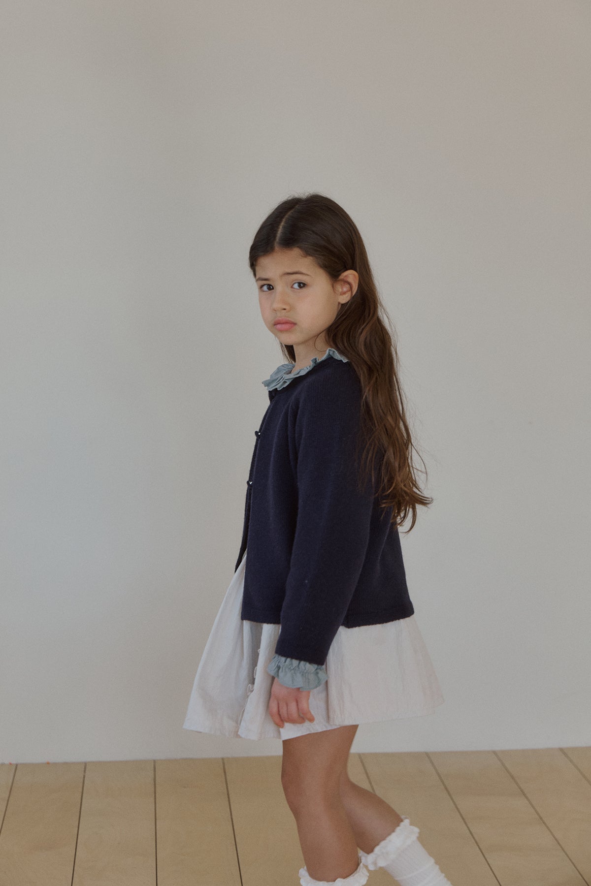 Petite button cardigan