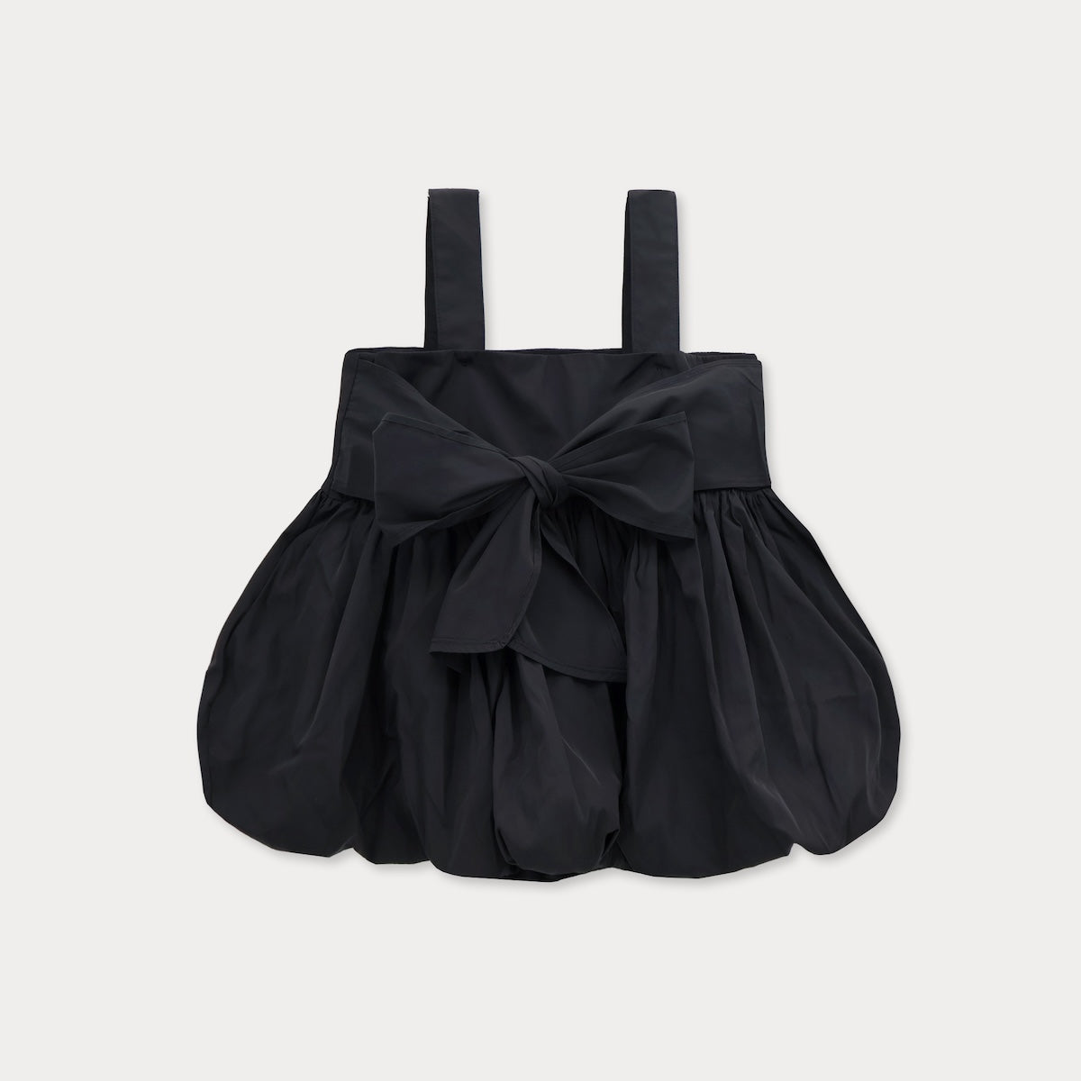 Prinballoon blouse. Black