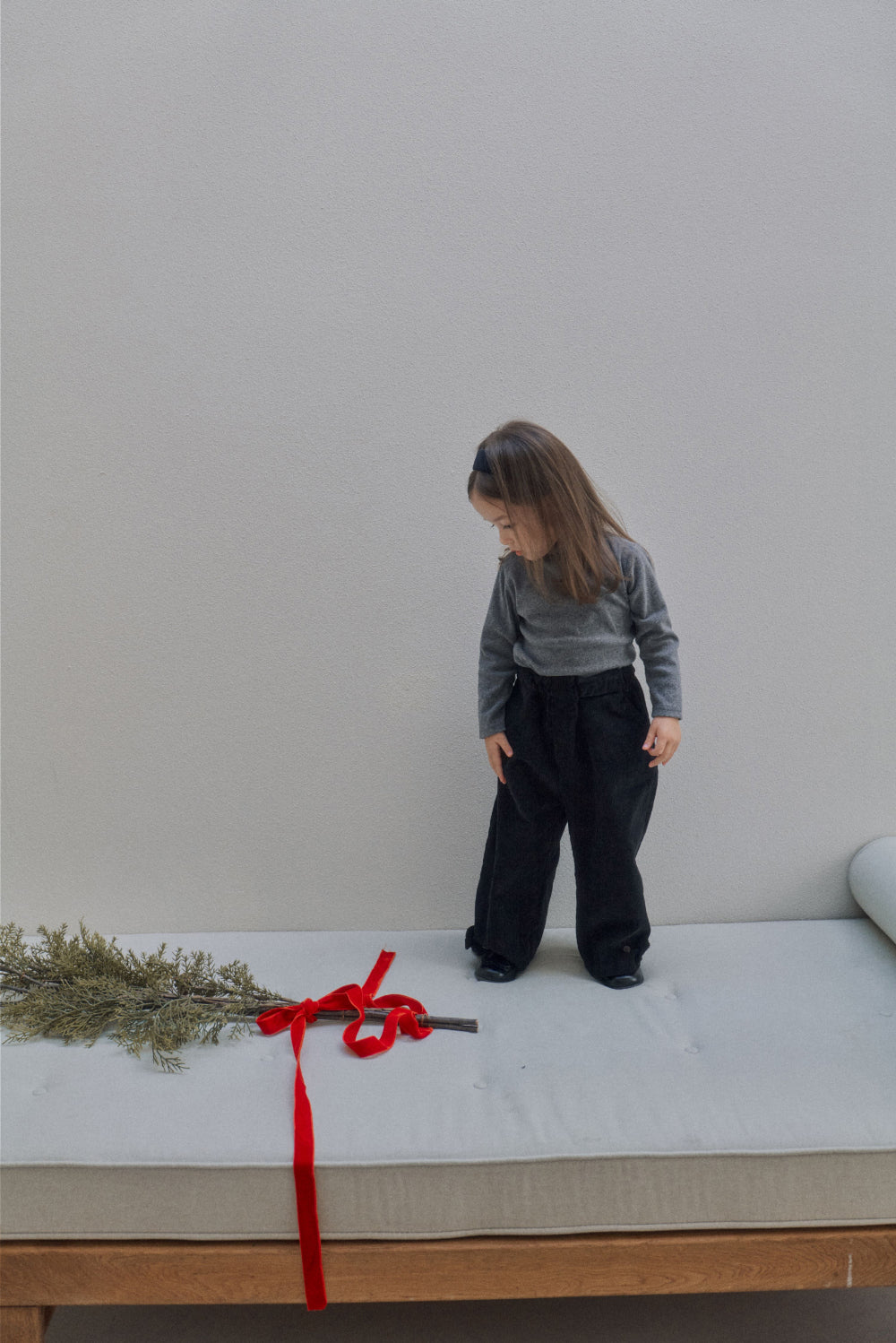 Button corduroy pants