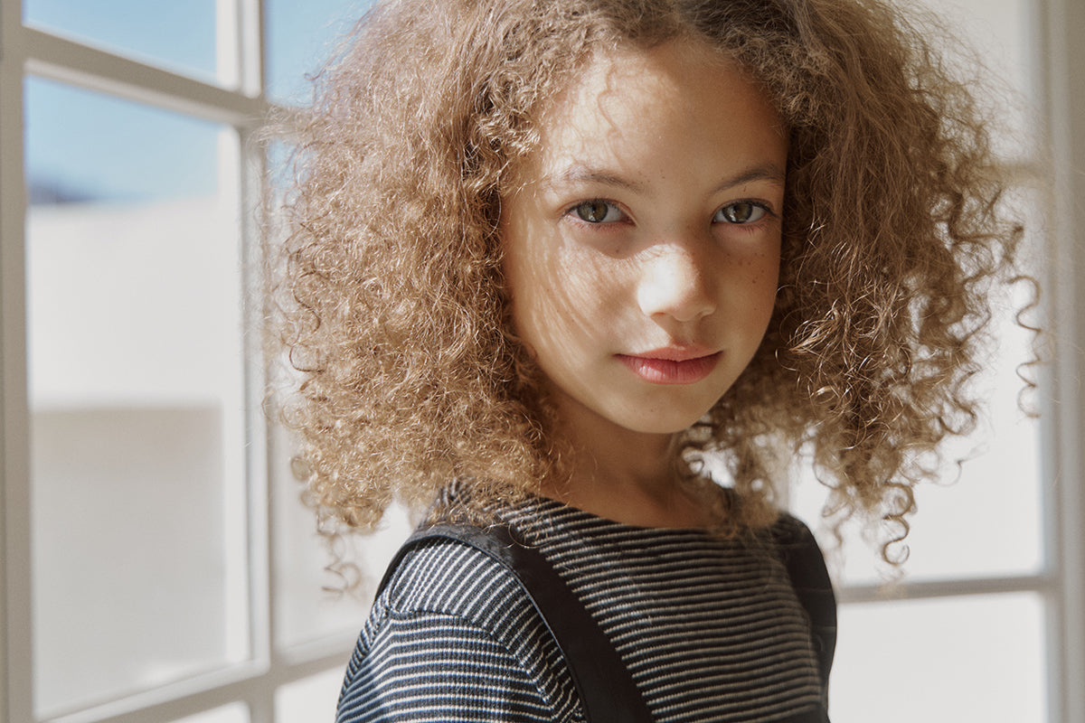 Prinballoon blouse. Black