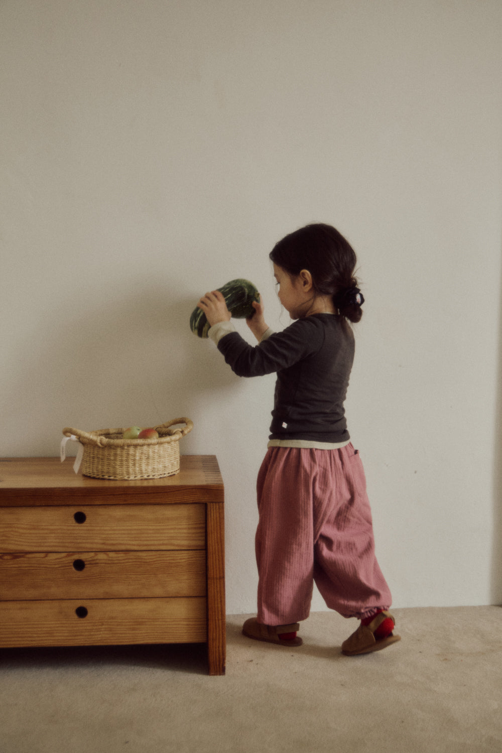 herringbone banding pants