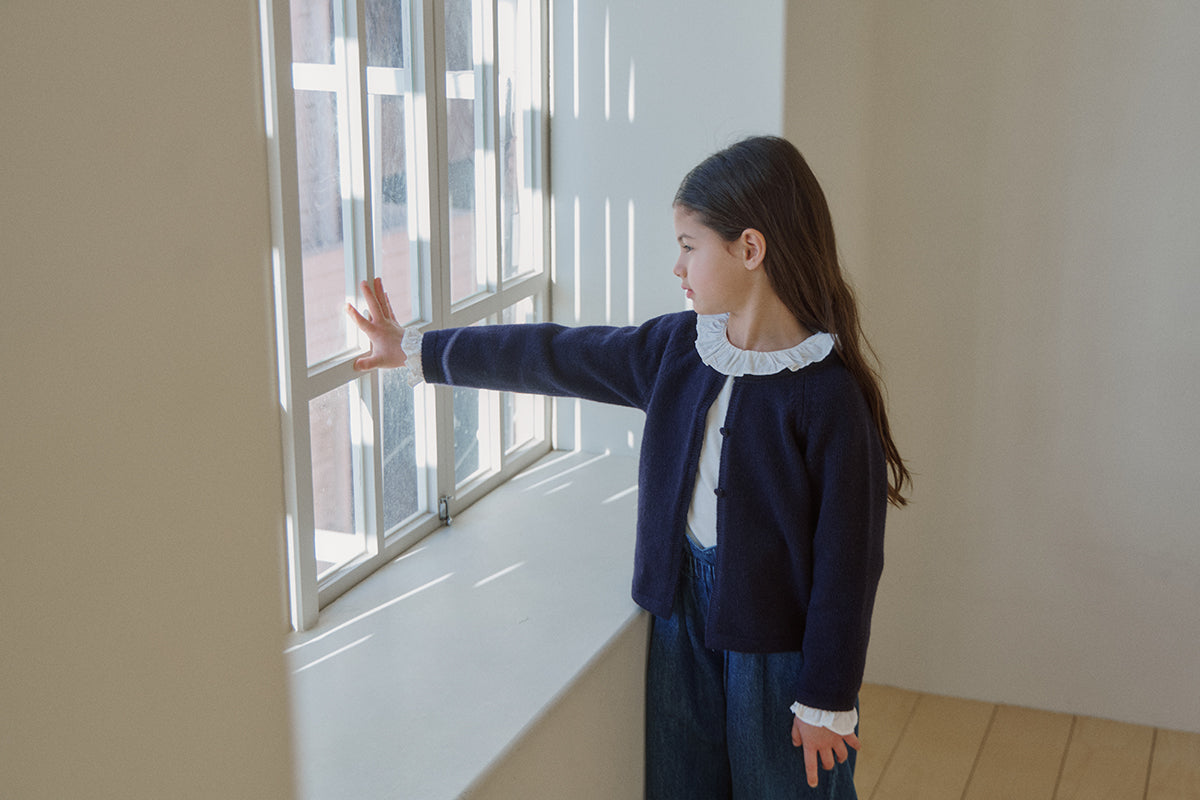 Petite button cardigan
