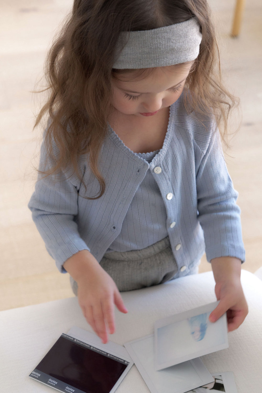 Eyelet pico cardigan