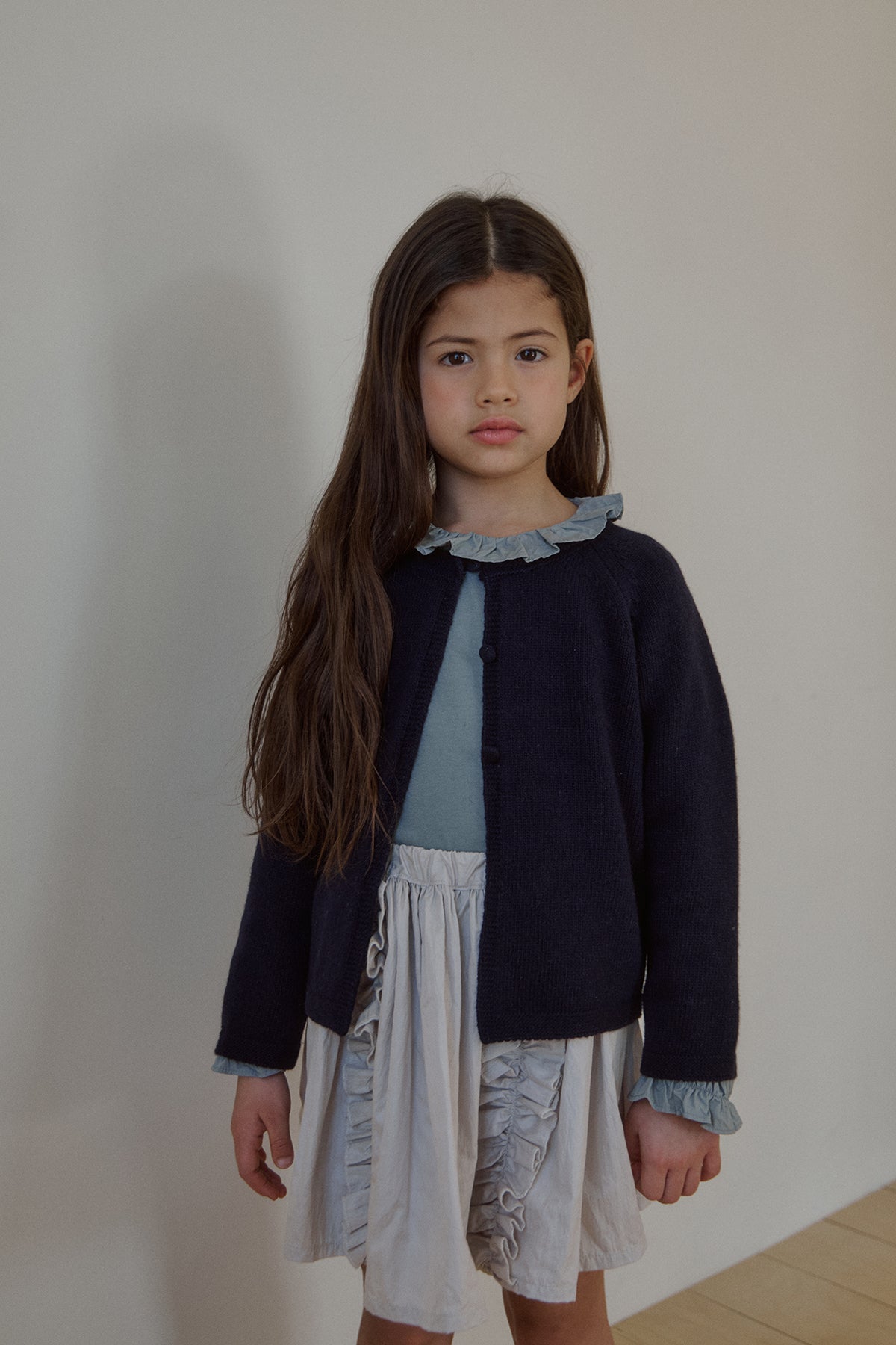 Petite button cardigan