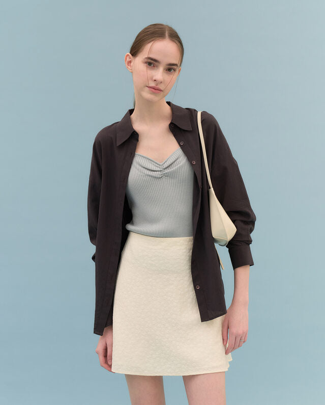 Moire Knit Sleeveless