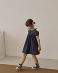 Berry denim dress