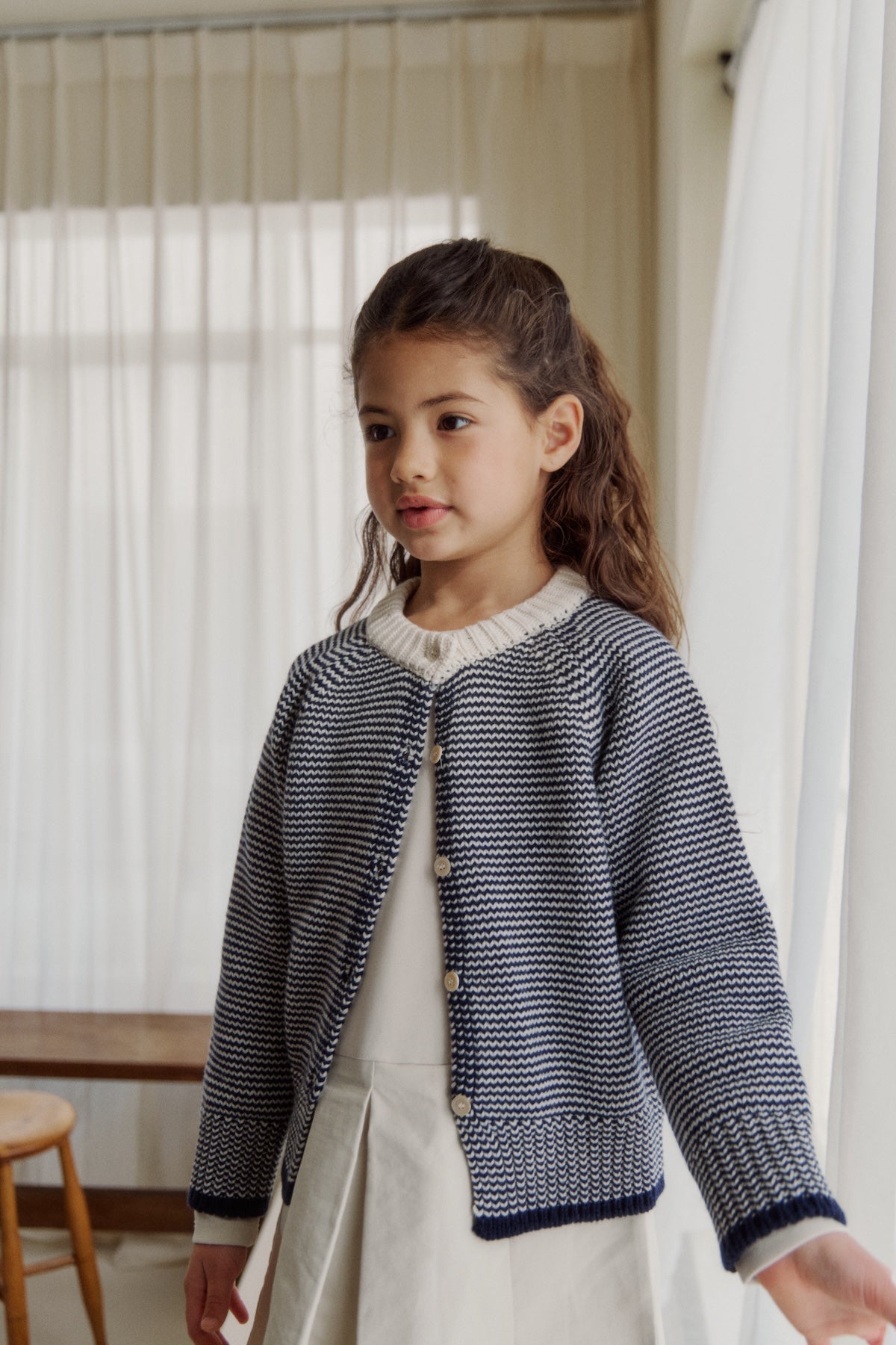 Classic stripe cardigan