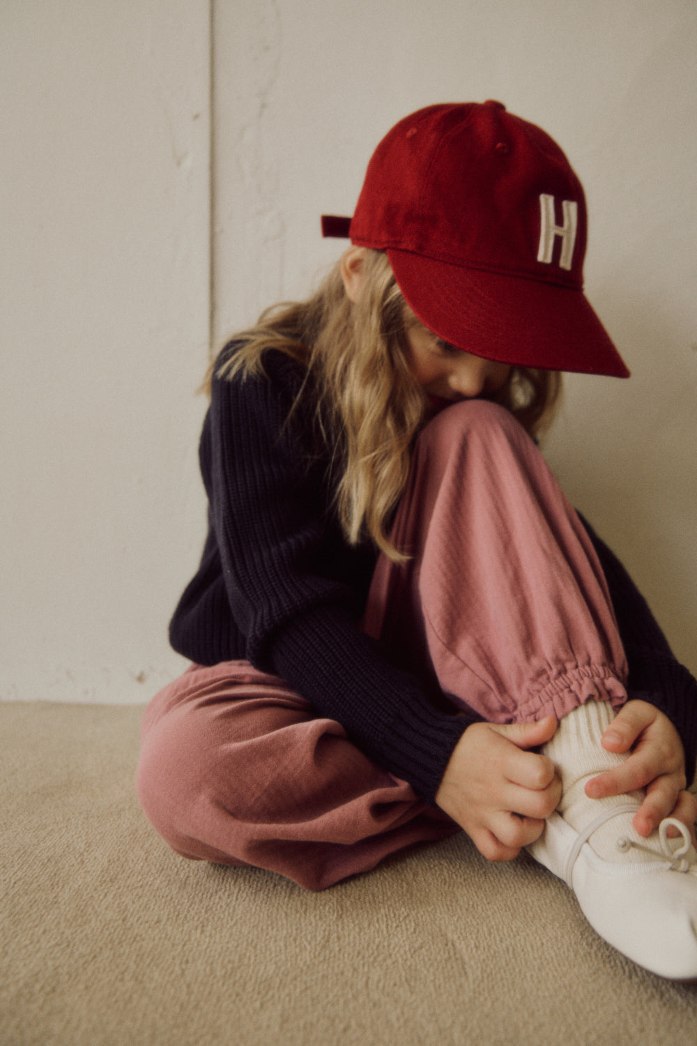 herringbone banding pants