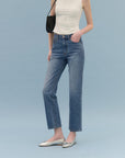 Romy Straight Crop Denim