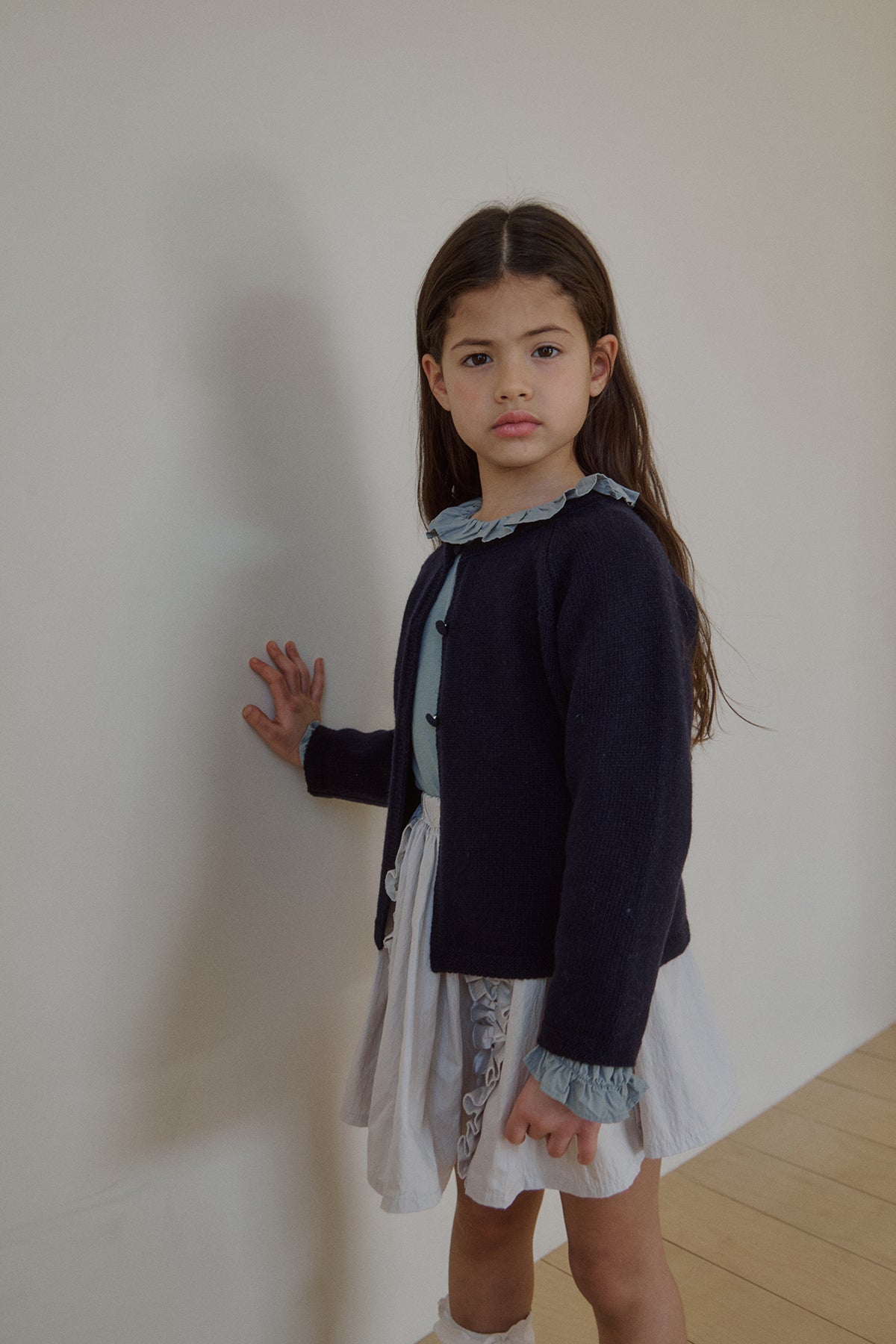 Petite button cardigan